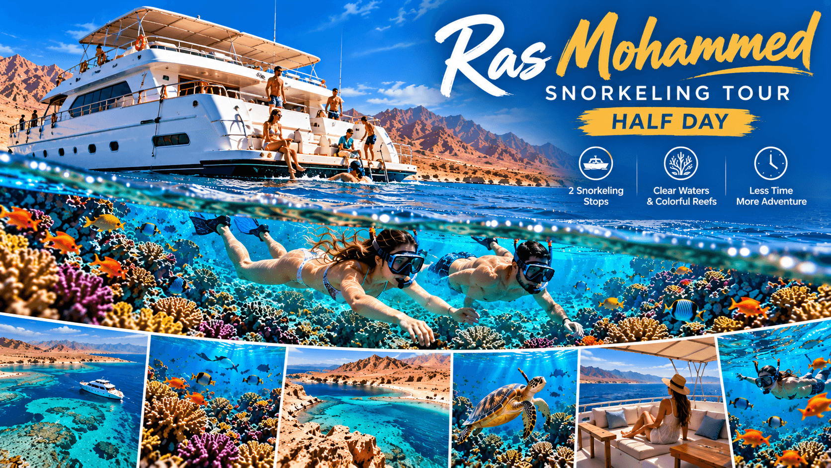 Sharm El Sheikh: Ras Mohammed Half-Day Snorkeling