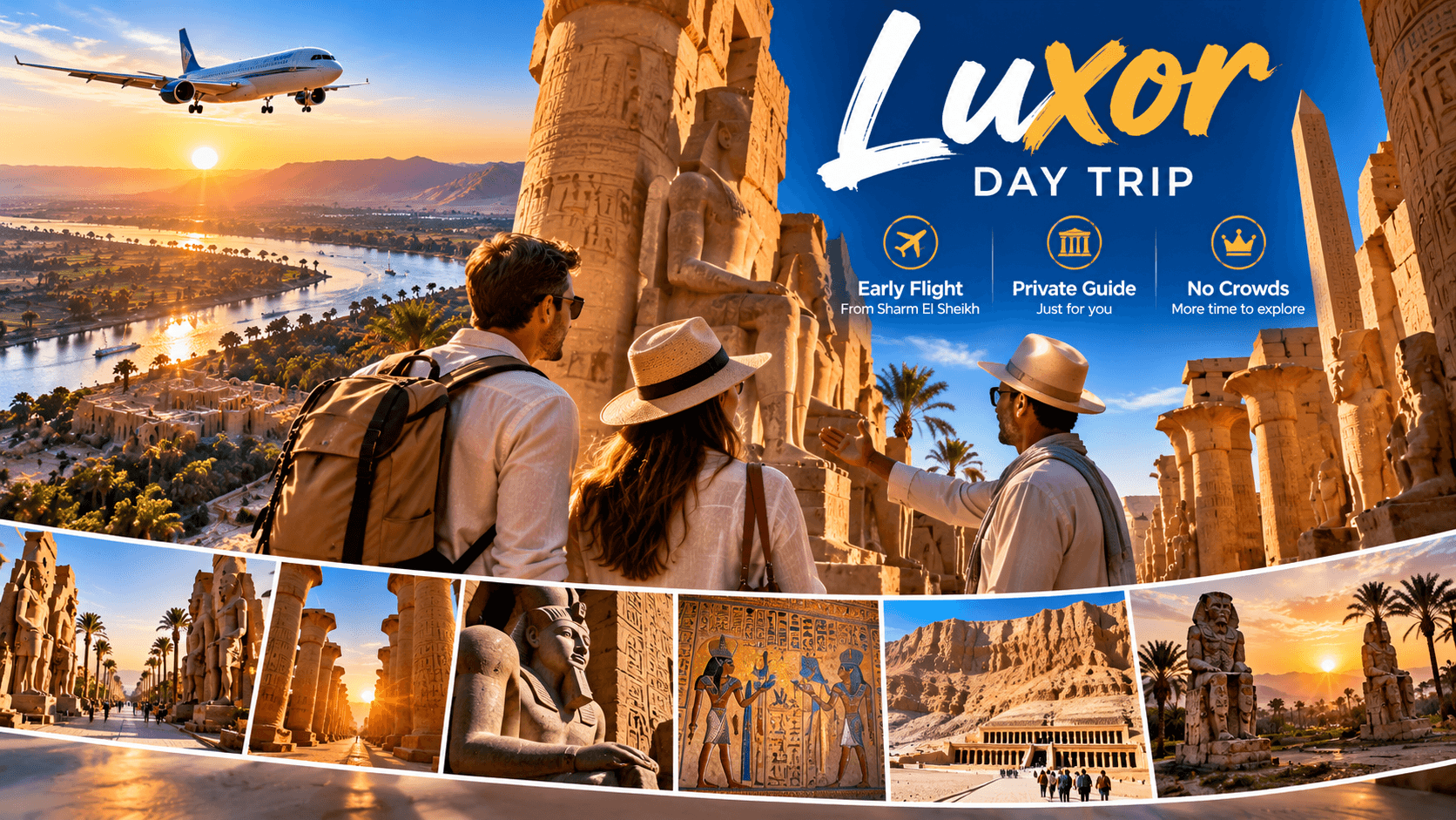 Sharm El Sheikh to Luxor by Air: Karnak & Valley of the Kings