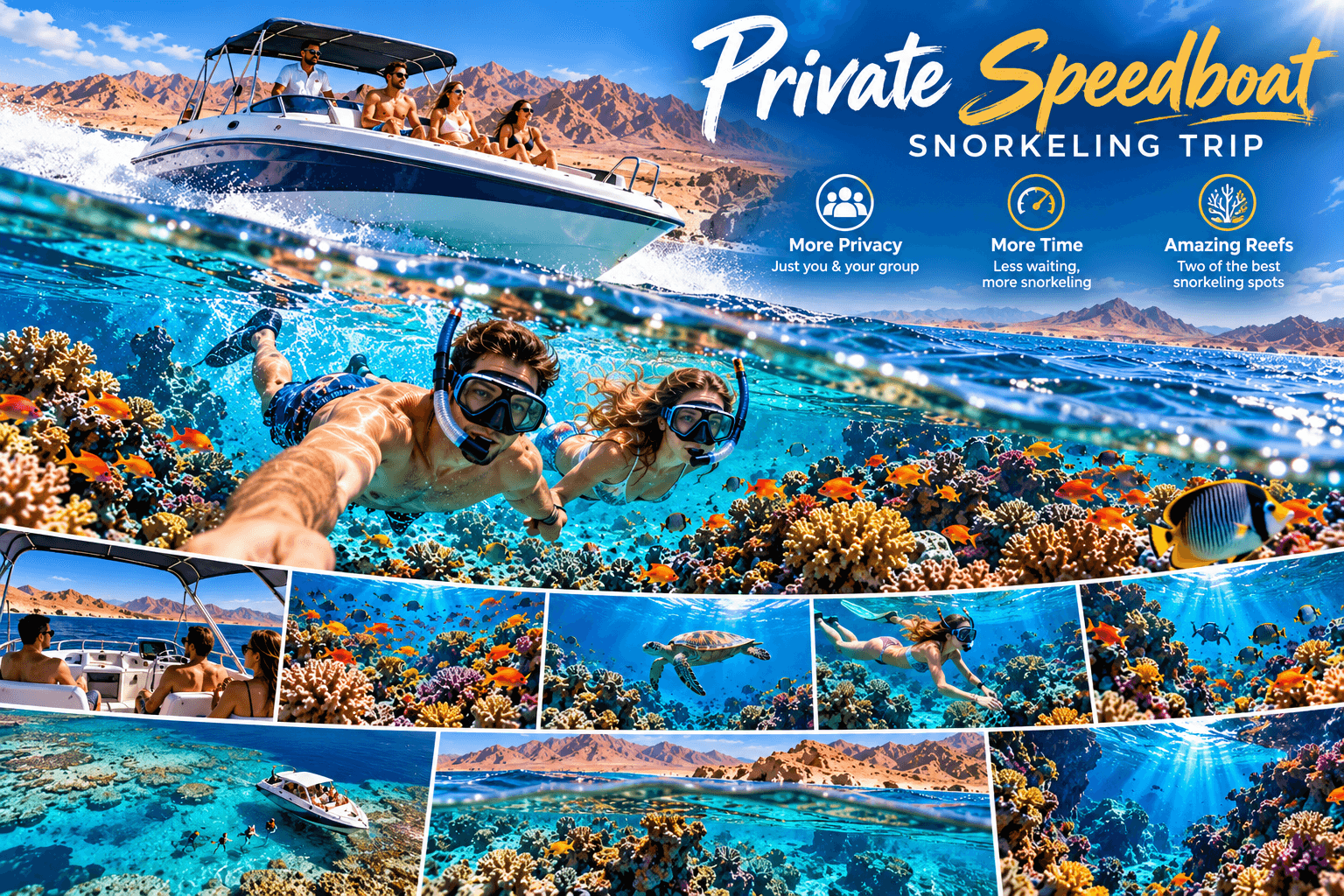 Speedboat Snorkeling Tour