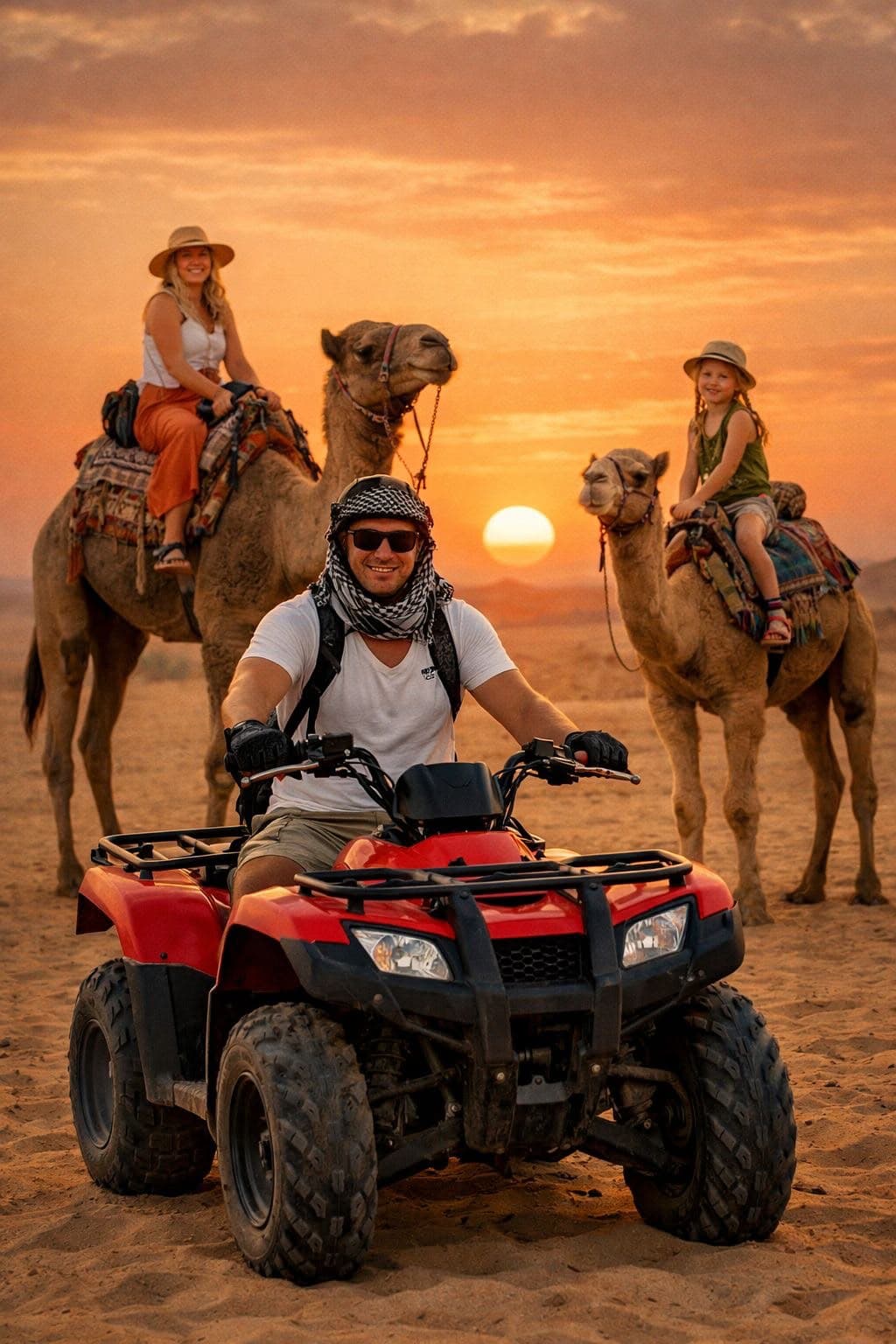 Aswan Camel Ride at Sunset