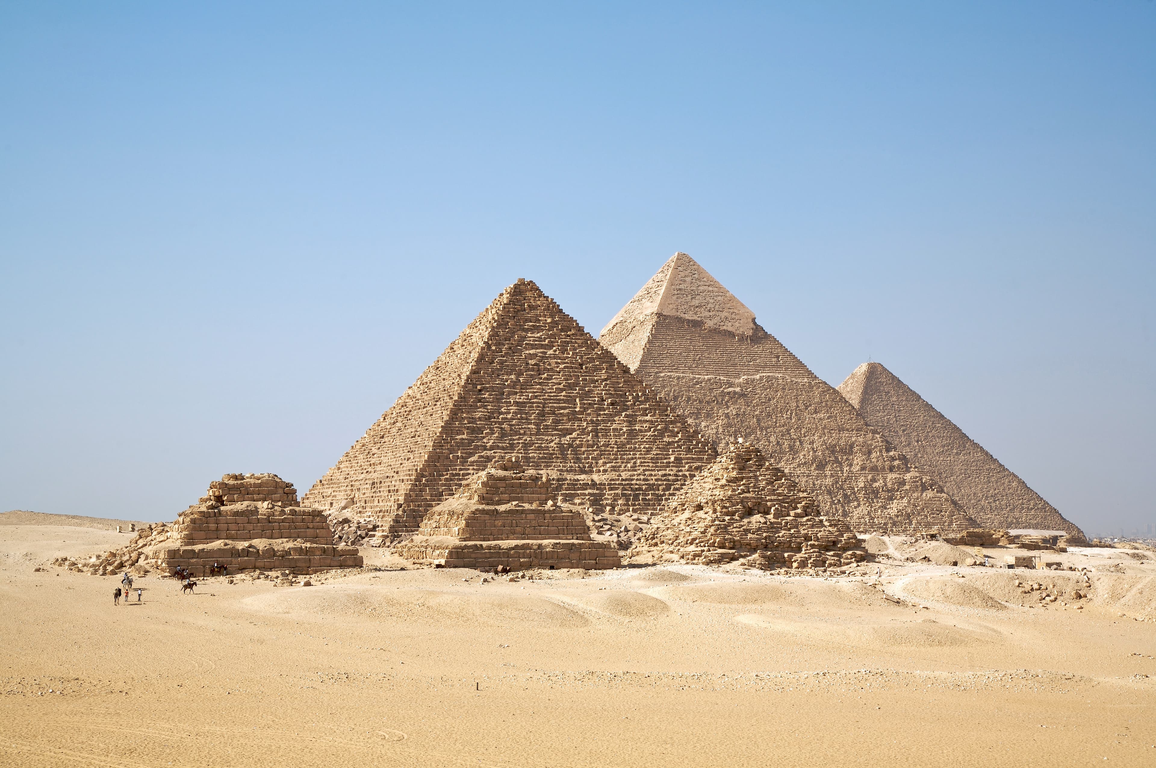 The Giza pyramids, Egypt