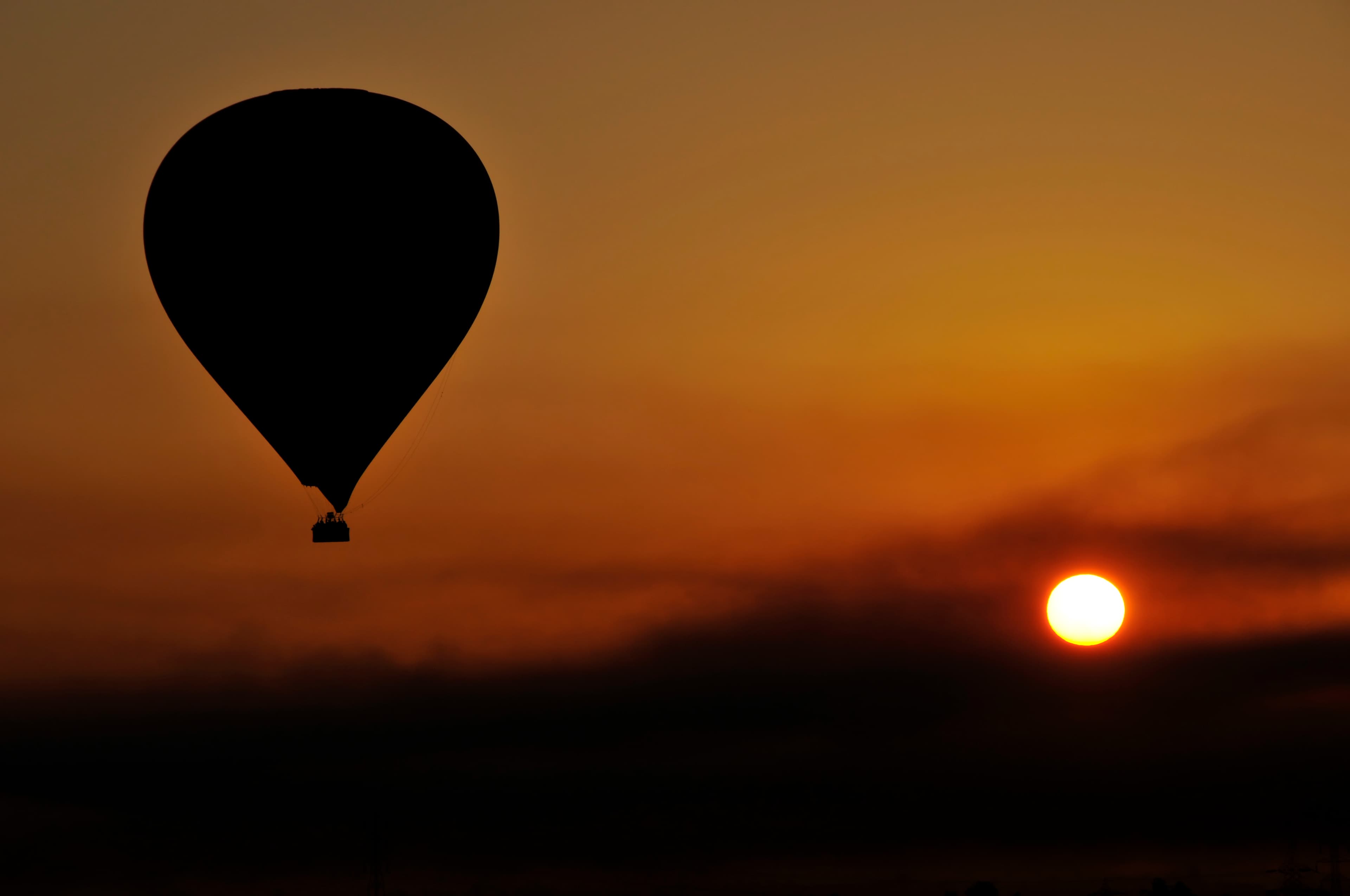 Una mongolfiera su Luxor, Egitto