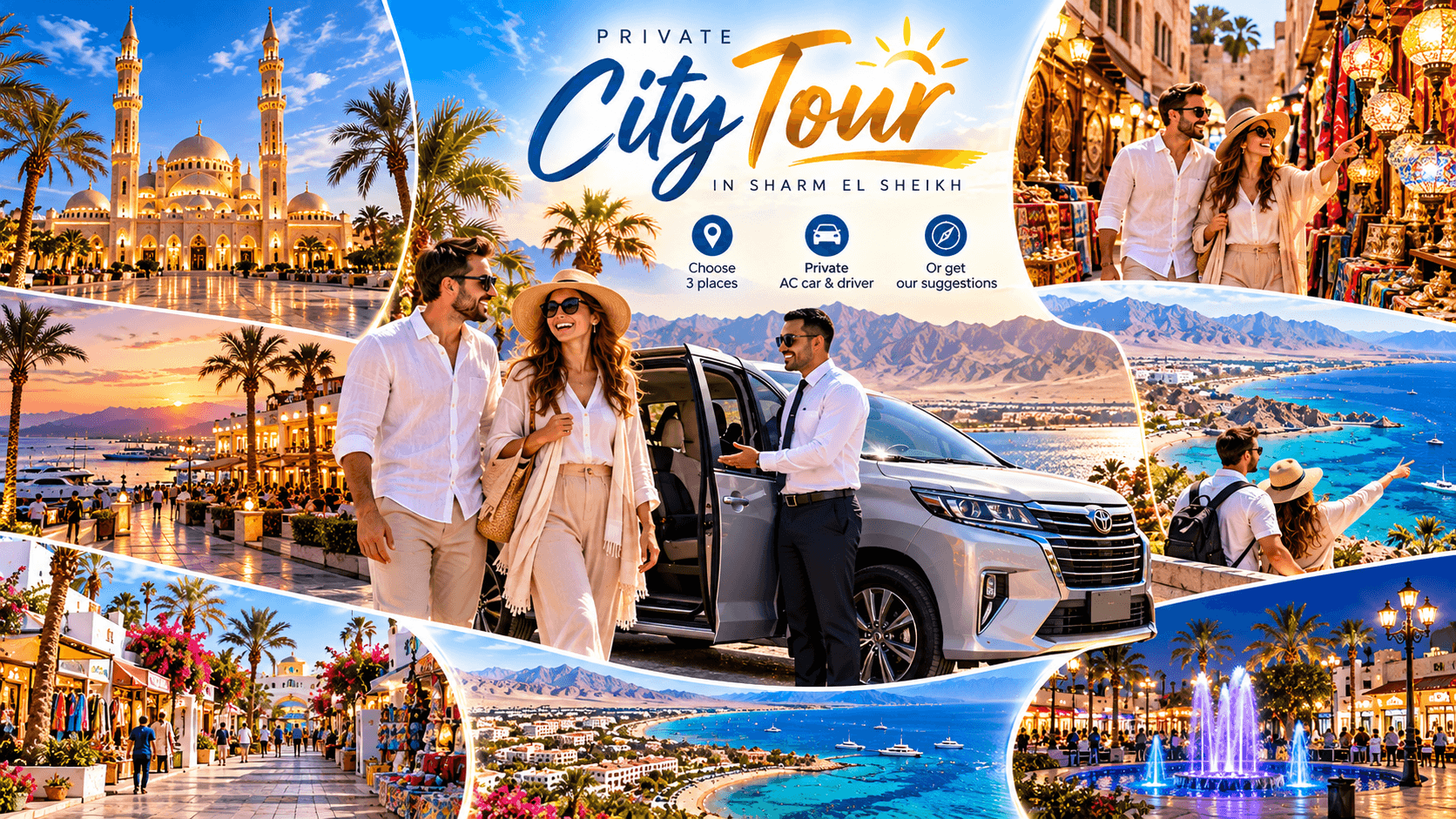 Car & Driver — Up to 3 Locations (3 Hours)